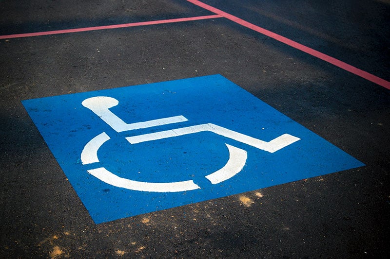 Handicap parkering